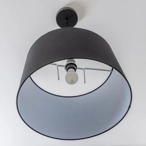 Brilagi - Lustră LED suspendată pe cablu CERIA 1xE27/40W/230V Ø 45 cm neagră