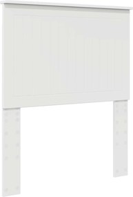 vidaXL Tăblie cap cu headboard Alb 80 cm Lemn compozit