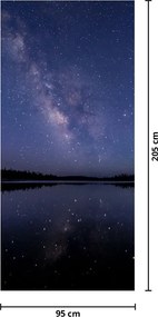 Fototapet pentru ușă - Cerul noaptea (95x205cm)