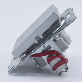 Intrerupator simplu cu led, 10A, IP20, Argintiu, Panasonic Arkedia Slim/Karre Plus