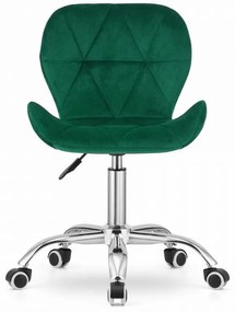 Set pentru birou masa de birou TAYLOR SONOMA 100x50 cm + scaun de birou AVOLA VELVET verde