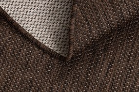 Covor SISAL SION cerc A5165A Melanj țesute plate maro