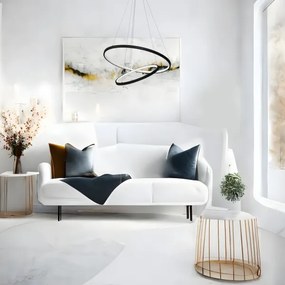 Lustră LED pe cablu HOOP LED/51W/230V d. 60 cm 4000K negru