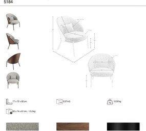 Fotoliu avangardist si modern design italian Style