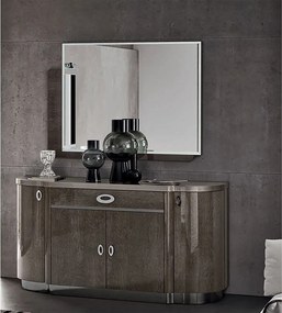 Bufet lemn masiv Serenity cu 4 uși, 160 × 48 × 85 cm