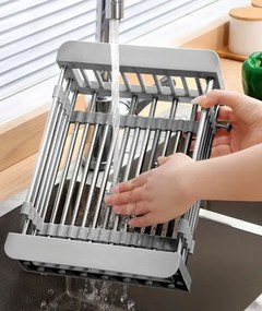 Coș scurgător chiuvetă - 250 oțel inoxidabil Argintiu P14A