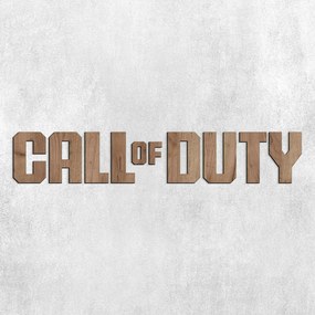 DUBLEZ | Logo din lemn pentru perete - Call of Duty
