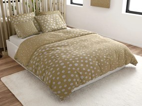 Lenjerie din bumbac Renforce TABEA bej Dimensiune lenjerie de pat: 2 buc 80 x 80 cm | 200 x 200 cm