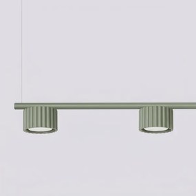 Sollux SL.2698 - Lustră pe cablu AURA 4xGX53/10W/230V verde