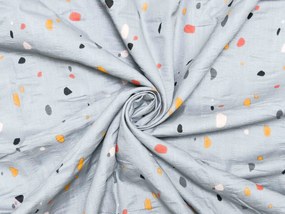 Lenjerie de pat din crepon pentru patut Renforce PINTURA gri Dimensiune lenjerie de pat: 45 x 65 cm | 90 x 140 cm