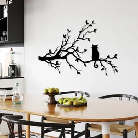 Decorațiune de perete 80x50 cm metal ramură