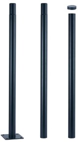 Brilagi - Tijă metalică antracit pentru stâlp iluminat exterior URBAN 3 m