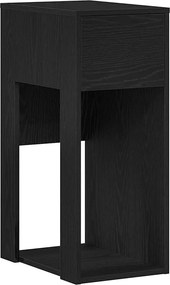 vidaXL Suport turn pentru computer cu sertar negru 30x44x74 cm