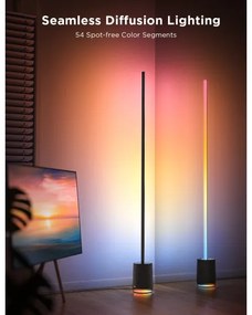 Lampadar LED cu difuzor Govee Pro RGBICWW Wi-Fi + telecomandă