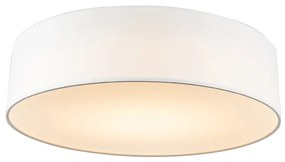 Plafonieră albă 40 cm cu LED inclus - Drum LED