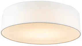 Plafonieră albă 40 cm cu LED inclus - Drum LED
