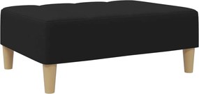 vidaXL Taburet, negru, 77x55x31 cm, material textil