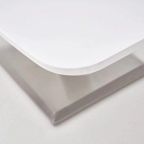 Set masa extensibila Mistral L160-220 cm + 6 scaune K224 albe