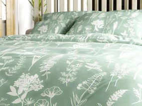 Lenjerie de pat din microfibra COTIRENO verde Dimensiune lenjerie de pat: 70 x 90 cm | 140 x 200 cm
