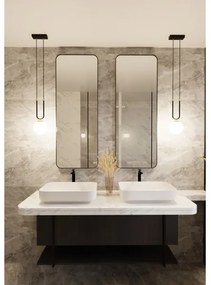 Lustră pe cablu GLAM 1xE14/10W/230V negru