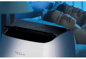 Aer condiționat mobil Tesla TTMYW-12CHW, 1780W, 3 trepte, Funcție de încălzire, WiFi, LED, Umidificare, Telecomandă, Alb