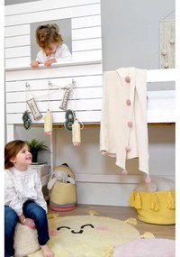 Covor pentru copii galben lavabil/țesut manual din bumbac ø100 cm You're My Sunshine – Lorena Canals
