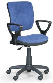 Scaun de lucru Milano II cu cotiere, albastru