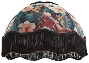 Abajur din material textil cu design floral și interior alb 45/15/21.5 - Heritage