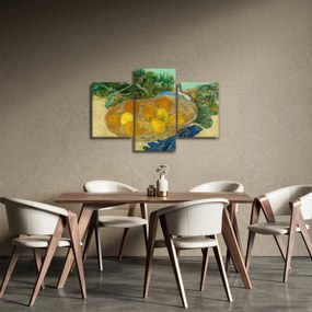 Tablou - Vincent van Gogh, Still Life of  Oranges and Lemons with  Blue Gloves, reproducere (90x60 cm)