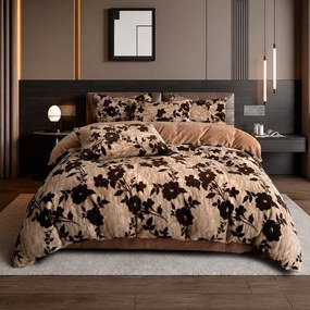 Lenjerie de pat cocolino Chinchilla, 6 piese, 200x230 cm, TM03