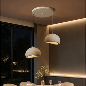 BRILAGI - Lustră suspendată pe cablu WABI SABI 2xE27/60W/230V albă