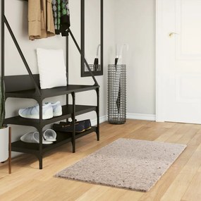 vidaXL Covor pufos &quot;PAMPLONA&quot; cu fire înalte, bej modern, 60x110 cm