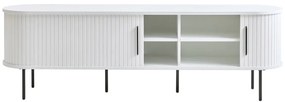 Comodă TV albă 180x56x45 cm Nola – Unique Furniture