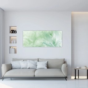 Tablou - Floare verde (120x50 cm)