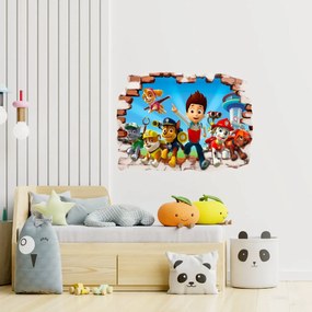 Autocolant de perete "PAW patrol 4" mărimea: 70x50cm
