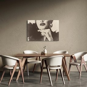 Tablou - Vintage, poza unei femei (90x60 cm)