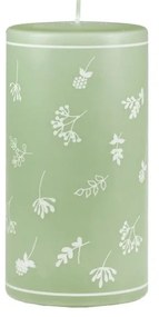 Lumânare Unipar Fleur, durată ardere 87 h, verde