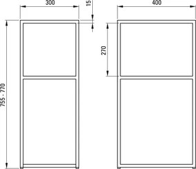 Correo Coloană de baie - sistem modular CKC_N30A