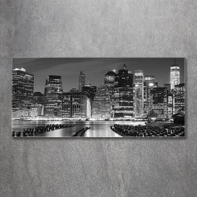 Tablou acrilic Manhattan pe timp de noapte