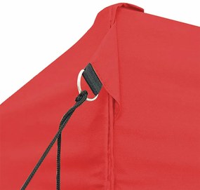 Pavilion pliant 2,9x4,25m-rosu
