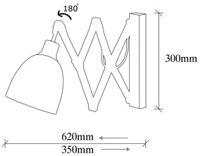 Aplică de perete neagră/în culoarea bronz ø 16 cm Sivani – Opviq lights