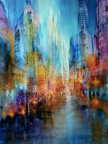 Ilustrație Big city, Annette Schmucker