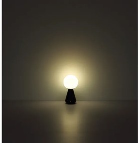 Lampă LED tactilă reîncărcabilă dimabilă de masă Globo 21029S SORA 1,5W/5V 1800 mAh negru