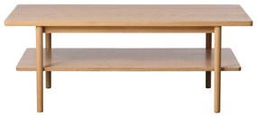 Măsuță de cafea cu blat cu aspect de lemn de stejar 60x120 cm Ponza – Unique Furniture