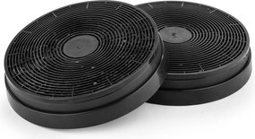 Klarstein filtru cu cărbune activ pentru hote, 2 piese, Filtru Ø 17,5 cm