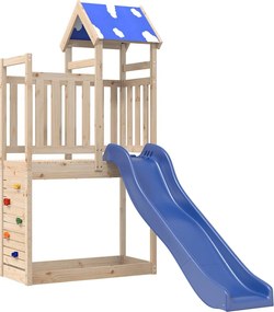 vidaXL Set de joacă pentru exterior, lemn masiv de pin