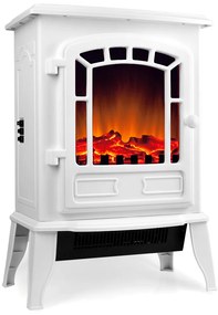 Deuba Semineu electric cu incalzire 2000W - alb