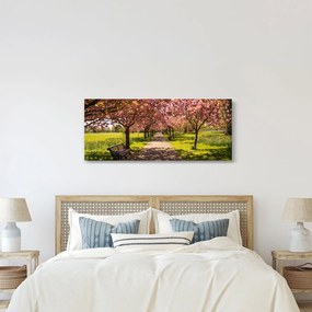 Tablou - livada cu cireși (120x50 cm)