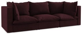 Canapea burgundy 255 cm Manao – Makamii