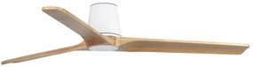 Ventilator de tavan FARO 33838 HEYWOOD TUB L pin/alb d. 132 cm + telecomandă